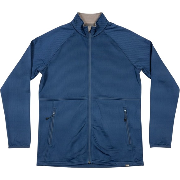 5.11 Tactical Other - 5.11 Tactical Mens Fleece Full Zip Jacket Blue Horizon Grid 72244 Large L